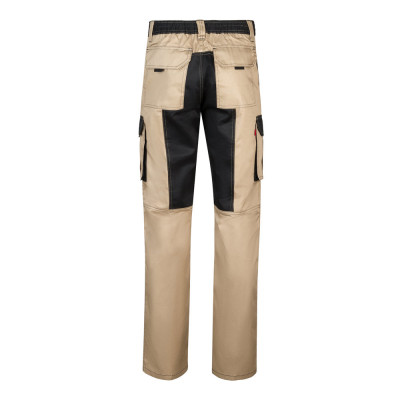 VL NJORD. Two-tone multi-pocket twill trousers (240 g/m²), in cotton (35) and polyester (65)